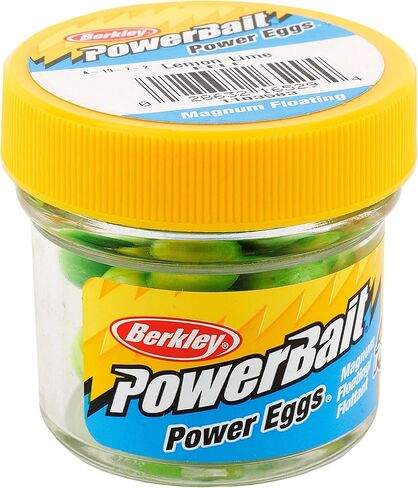 Berkley PowerBait Power Eggs Floating Magnum Chartreuse - Garlic Scent, .5 oz Small Jar in Saudi Arabia