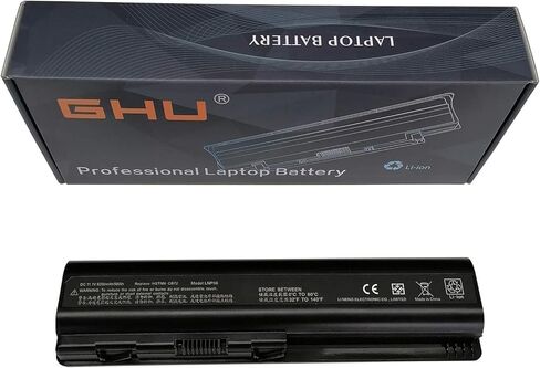 GHU استبدال بطارية جديدة لـ 480385-001 486766-001 HSTNN-OB75 متوافق مع الكمبيوتر المحمول والكمبيوتر المحمول HP Pavilion 464058-251 464059-121 464059-141 516355-001 516916-001 GA08 HSTNN-C50C HSTNN-DB74 in Saudi Arabia