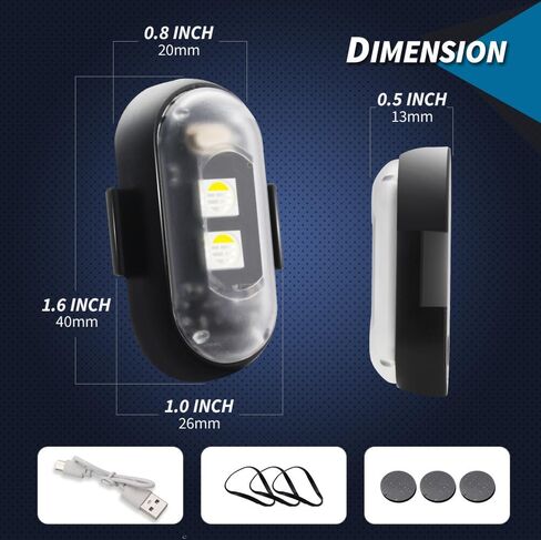 Colorful Led Aircraft Strobe lights Motorcycle Lights,LED Flash Position Wireless Light Aircraft Airplane Helicopter Warning Lights (4PCS) in Saudi Arabia