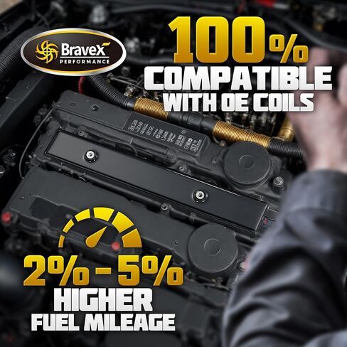 حزمة ملف الإشعال لسيارة شيفروليه توربو تشيفي كروز سونيك تراكس فولت كاديلاك ELR بويك إنكور 2011-2020 1.4L فقط UF669 D521C 55577898 55579072 25198623 (15% المزيد من الطاقة) in Kuwait