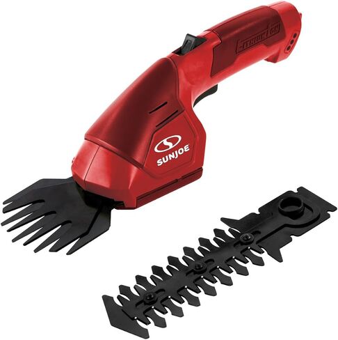 Sun Joe HJ604C Cordless Grass Shear + Shrubber Handheld Trimmer, (w/ Battery + Charger Included), Green, 7.2V in Saudi Arabia