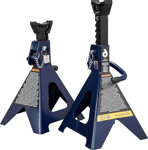 TCE AT46002U-1 Torin 6 Ton (12,000 LBs) حاملات جاك فولاذية سعة، أزرق، زوج واحد in Kuwait