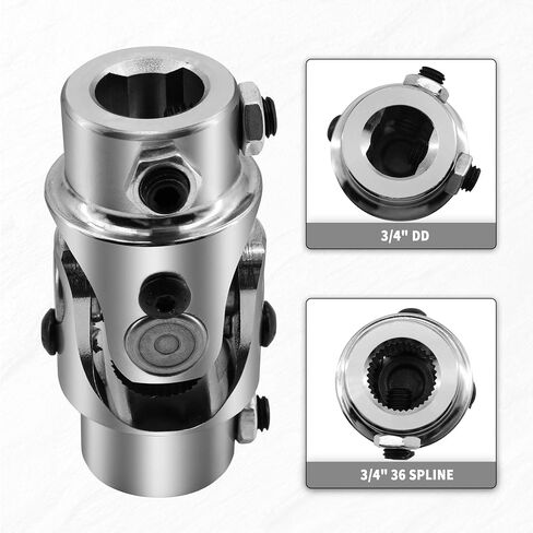 3/4 "-36 خدد X 3/4" DD كروم توجيه عالمي U مشترك عمود توجيه واحد 83 مم in Kuwait