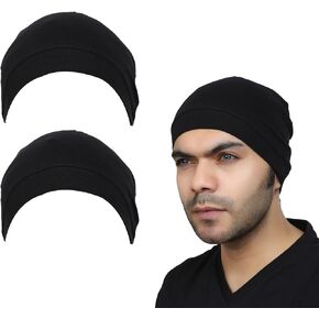 Premium Cotton Helmet Liner Sweat Wicking Skull Cap Beanie. Ultimate Performance Moisture Wicking. Fits Under Helmets 2 Piece in Kuwait