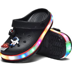 Kids' Boys Girls LED Clogs Cute Garden Shoes Cartoon Slides