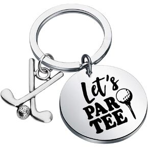 POTIY Golfer Gift Golf Keychain Charm Jewelry for The Lovers and Collectors of Golf