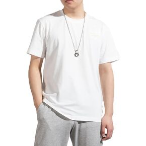 CAUKSUA Men's Crewneck T-Shirts Cotton Short Sleeve T-Shirt Men's Short Sleeve Solid T-Shirt -Multiple Size Options S-3ML