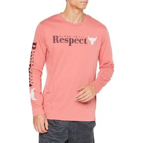 Under Armour UA PJT Rock Recspect LS Training T-Shirt, Men's, Deco Rose / / Summit White