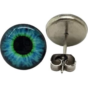 Blue Eye Stud Post Earrings - New - Pair! in Kuwait