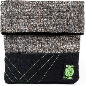 DIME BAGS Large Multi-Purpose Bag | Cross Body Hemp Purse with Adjustable Strap & Airtight Baggie Included