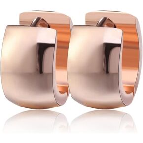 Fuqimanman2020 Fashionable Stainless Steel Small Hoop Earrings Huggie Earrings
