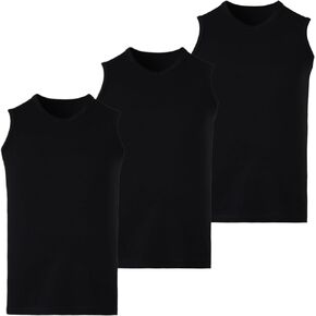 Men's Tank Top 3-Pack, Sleveless V-Neck Mens Undershirt, Muscle Shirts for Men