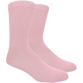 BUYYOURTIES SOCK-101-24 - Pink Designer Solid Mens Sock