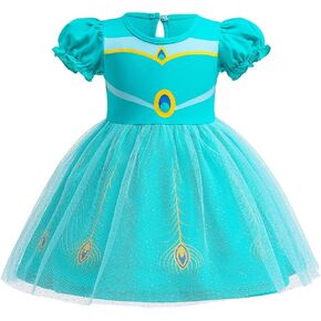 MYRISAM Toddler Girls Princess Costumes Birthday Party Summer Midi Dresses Halloween Cosplay Christmas Pageant Dance Gown