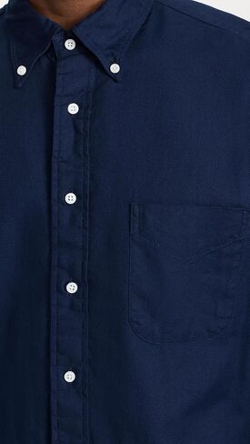 قميص جيتمان فينتاج للرجال من القطن بأزرار سفلية in Kuwait