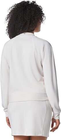 Women's Performance Flattering Chunky Rib Collar L/S V-Neck Raglan Pullover in Saudi Arabia