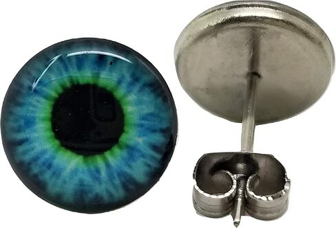 Blue Eye Stud Post Earrings - New - Pair! in Kuwait