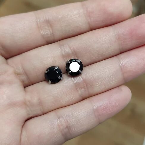 عبوة من اقراط تيتانيوم زركونيا مكعب ملونة 3-8 ملم لا تسبب الحساسية in Kuwait