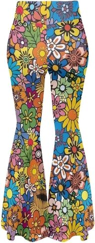 Eheartsgir المرأة مضيئة اليوغا السراويل Bootcut عالية الخصر زبداني لينة طماق واسعة الساق تجريب Sweatpants in Kuwait