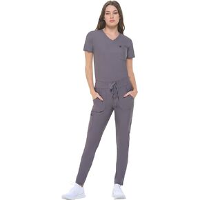Natural Uniforms Ultra Stretch Form Fitting Womens Scrub Set