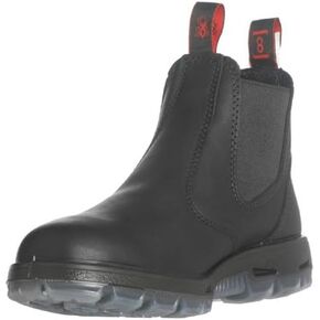 REDBACK UBBK "The Easy Escape - Slip-On Black Leather Boots