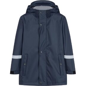 Hiheart Boys Girls Fleece Lined Waterproof Rain Jacket
