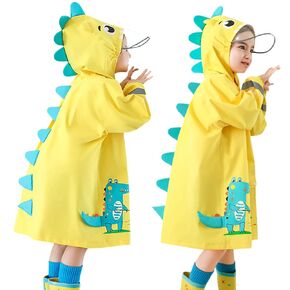 Kids Raincoats for Girls Boys Waterpoof Rainsuit Toddler Poncho 3D Cartoon Children Rainwear M Size