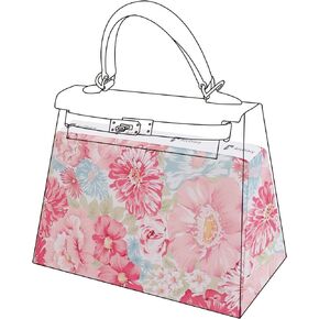 Purse Pillow Insert for Kelly mini/25/28/32/35 bags, Soft Memory Foam Bag Pillow, Luxury Handbag Tote Shaper (Kelly mini1,Blooming)