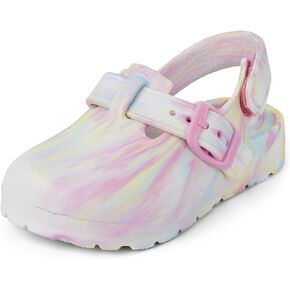 The Children's Place Girl's Baby Toddler Closed Toe Clogs with Backstrap Sandal