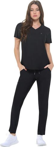 Natural Uniforms Ultra Stretch Form Fitting Womens Scrub Set in Saudi Arabia