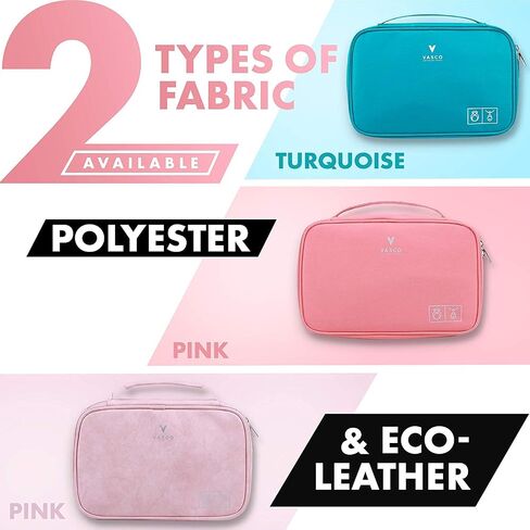 VASCO Travel Jewelry Organizer Roll - Portable Travel Jewelry Case - Compact Jewelry Bag - Jewelry Roll for Necklaces, Earrings, Rings and More - Easy to Carry Jewelry Box for Women in Saudi Arabia