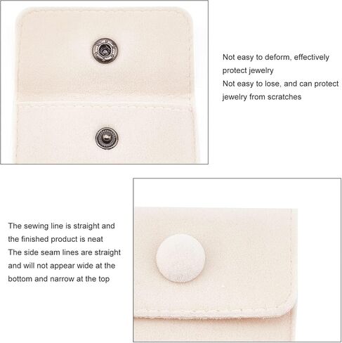 Longzhuo Velvet Jewelry Storage Bags,Jewelry Pouch Bags Velvet Jewelry Storage Bags,Microfiber Jewelry Pouch for Traveling Rings, Bracelets, Necklaces, Earrings,Watch,Coins 2.76x2.76 Inch in Saudi Arabia