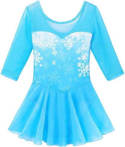 فستان باليه للفتيات من ZNYUNE بأكمام شبكية 3/4 in Kuwait