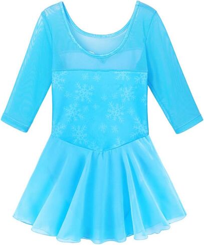 فستان باليه للفتيات من ZNYUNE بأكمام شبكية 3/4 in Kuwait