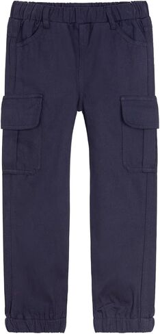 LittleSpring Boys Pull-On Cargo Pants Elastic Waist with Hoop in Saudi Arabia