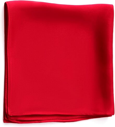 100% Silk Pocket Square 13.7" Solid Color for Men Wedding Party Handkerchief Gentleman in Saudi Arabia