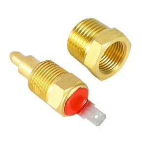 Fan Thermostat Temperature Switch 3/8", 185 to 175 Degree Electric Engine Radiator Fan Sensor Switch, Fan Thermostat Switch for 10" 12" 14" 16" Fan (with Pipe Thread)