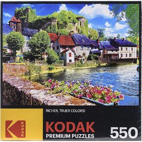 RoseArt - Kodak Premium - Seligmans Route 66 Arizona - 550 Piece Jigsaw Puzzle for Adults