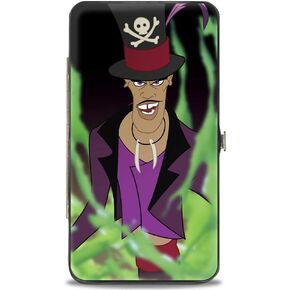 Buckle-Down Women's Hinge Wallet-The Princess and The Frog Dr. Facilier, 7" x 4"