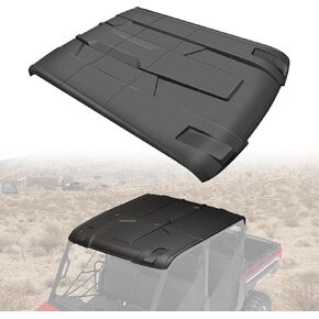 Sport Roof for Ranger XP 1000 Crew，4-Piece Combination Top Hard Roof Compatible with Polaris Ranger XP 1000 CREW 2017-2024/ Ranger CREW 1000/ Ranger CREW 900 Replace #2889223 (Black,4 Seats)
