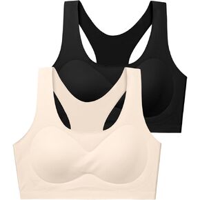 SALIA GIRL Training Girls bras for Teens 10-16 Racerback Seamless Design with Removable Soft padding bras