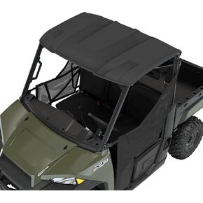 KIWI MASTER Poly Sport Roof for 2017-2025 Polaris Ranger XP 1000 Accessories Full-Size 3-Seat OEM Style # 2882911 Hard Roof Top Black
