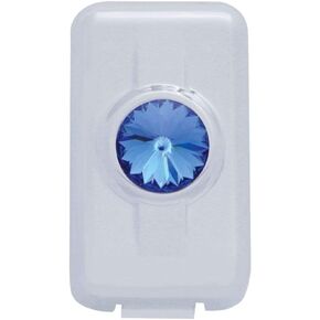 United Pacific 41603 - Dash Switch Cover - Volvo Switch Plug Cover With Blue Diamond (2 Pack)