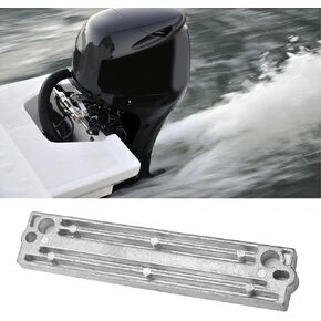 Acouto Zinc Alloy Anode Bar 55320‑94900 Outboard Anode Block Accessory Replacement for Suzuki Outboard Motor 60‑300HP for 4 Strke 60-225 for Tohatsu for Nissan 40 to 140