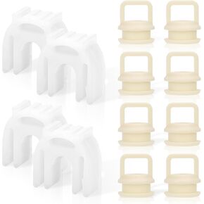 8pcs Shift Cable Bushing, Shift Linkage Bushing & 4 Shift Cable Clips, Transmission Shift Cable Bushing Repair Kit, Shifter Cable Bushing Accessories Compatible with Chevrolet Silverado Models