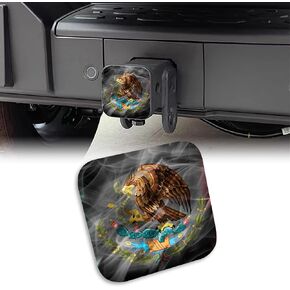 We're All Mad Here Trailer Hitch Cover Evil Cat Tow Hitch Cove Universal 2" Heavy Duty Trailer Hitch Tube Rubber Covers,Square Hitch Cover Plug Cap for Trucks SUV Cars