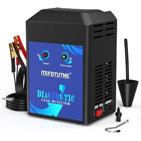 Automotive Smoke Machine Built-in Air Pump, Evap Smoke Machine Leak Tester,19-23 PSI Auto Fuel Pipe System Leak Detector for EVAP, Vacuum, Fuel and More Leak Testing