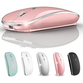Wireless Mouse for MacBook Pro MacBook Air MacBook Laptop Mac iMac Desktop Computer Chromebook Win7/8/10/11 PC HP Dell Laptop