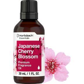 Cherry Blossom Fragrance Oil | 1 fl oz (30ml) | Premium Grade | for Diffusers, Candle and Soap Making, DIY Projects & More | by Horbaach