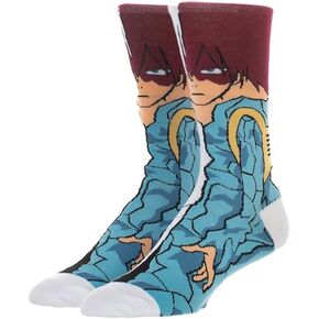 Bioworld My Hero Academia Bakugo Casual 360 Character Socks for Men